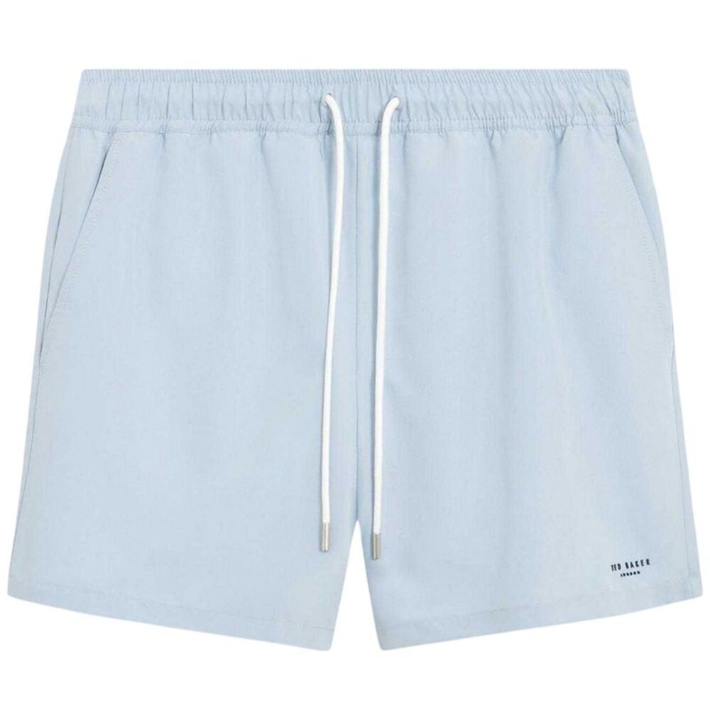 Ted Baker Mens Polyester Swimming Swim Shorts / Light Blue